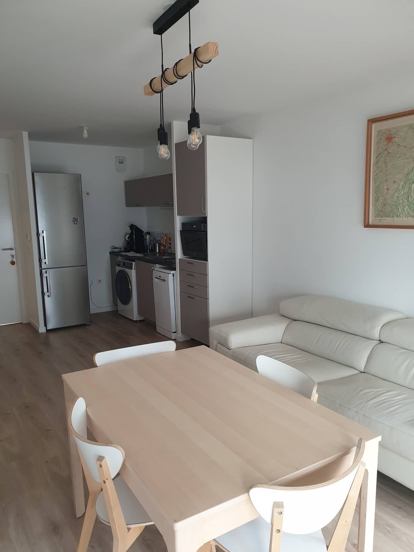 Le salon partagé vu du balcon